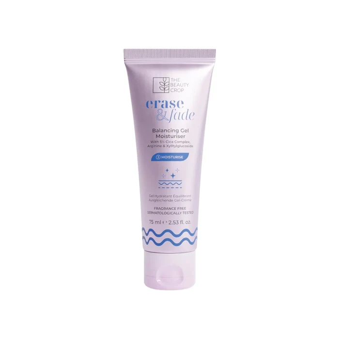 The Beauty Crop Erase and Fade Balancing Gel Moisturiser — clean dewy moisturiser UK
